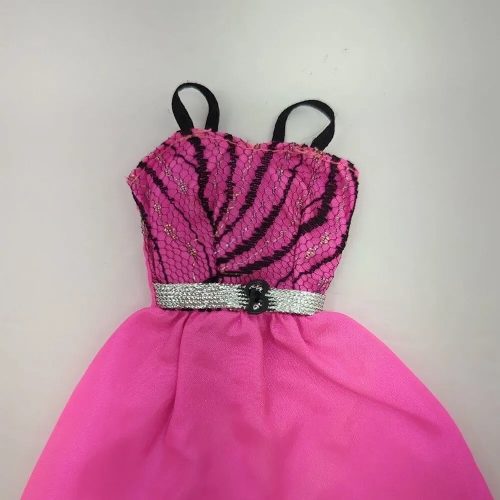 Vintage 1998 Barbie Fashion Gift Pack Hot Pink Gown #6858-85 *Dress Only*‎